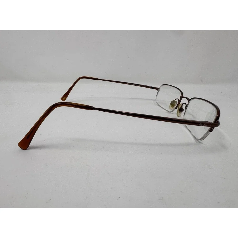 Ray-Ban RB6061 Eyeglass Frames Only 52-19-140 Brown 2622 Italy Made Authentic